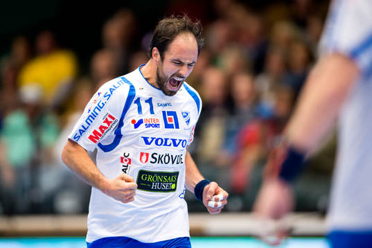 Skövdes Kristian Svensson jublar