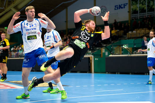 Skövdes Charlie Röxner och Sävehofs Atli Ingolfsson