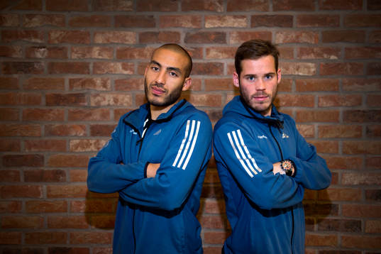 IFK Göteborgs Haitam Aleesami och Emil Salomonsson