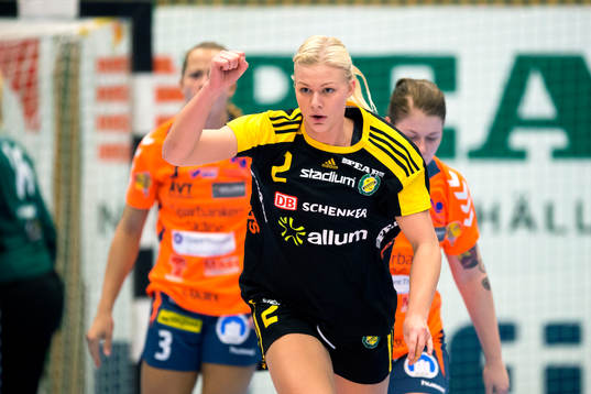 Sävehofs Tilda Olsson jublar