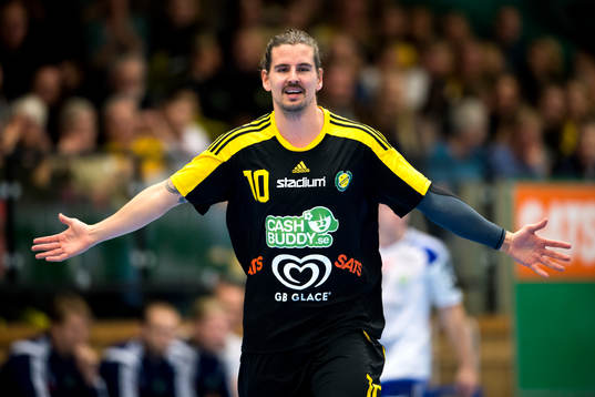 Sävehofs Victor Fridén jublar