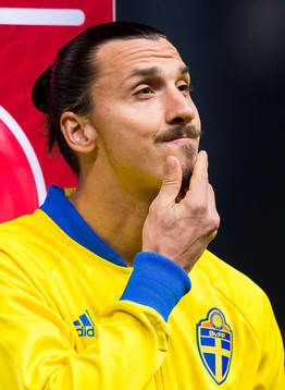 Sveriges Zlatan Ibrahimovic