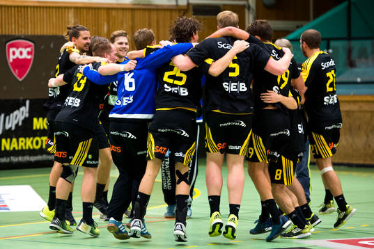 Sävehofs spelare jublar