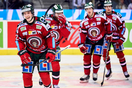 Frölundas Artturi Lehkonen jublar