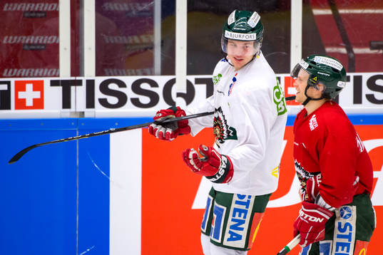 Frölundas Oliver Bohm och Ryan Lasch