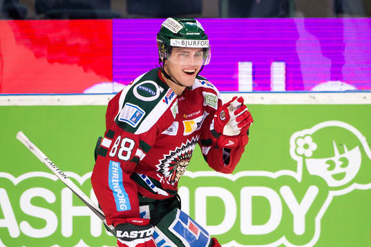 Frölundas Andreas Johnson jublar