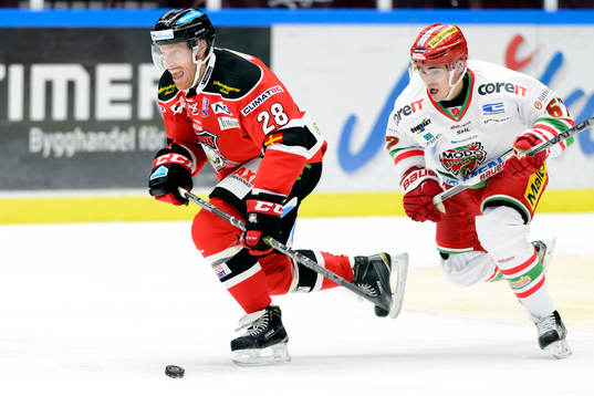 Malmö Redhawks  Jens Olsson mot Modos Emil Djuse