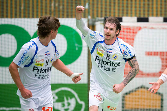 Redbergslids Tobias Johansson jublar