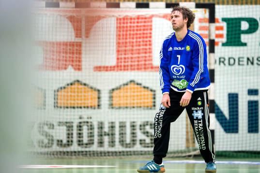 Sävehofs målvakt Per Sandström deppar