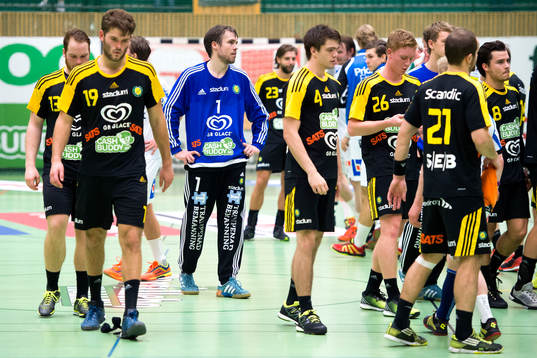 Sävehofs målvakt Per Sandström deppar