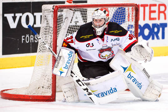 Malmö Redhawks målvakt Jonas Gunnarsson