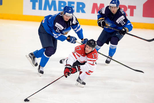 Finlands Roope Hintz och Antti Kalapudas och Kanadas Travis