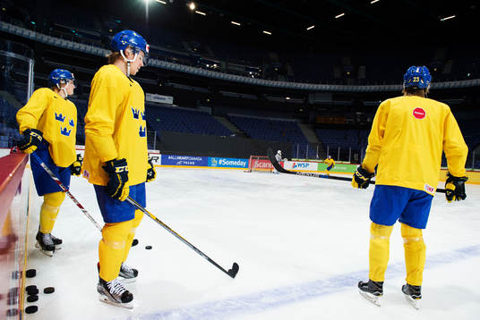 Anton Karlsson, Adrian Kempe och Oskar Lindblom på