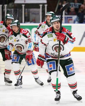 Frölundas Henrik Tömmernes jublar