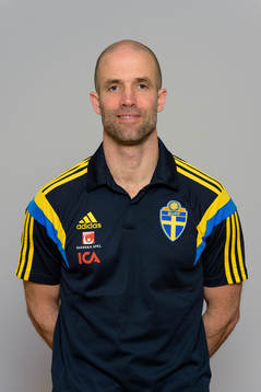 Sveriges tränare Matti Demegård