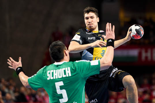 Spaniens Alex Dujshebaev och Ungerns Timuzsin Schuch