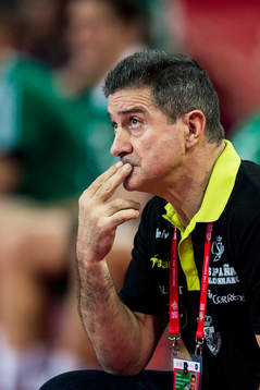 Spaniens förbundskapten Manuel Cadenas Montanes