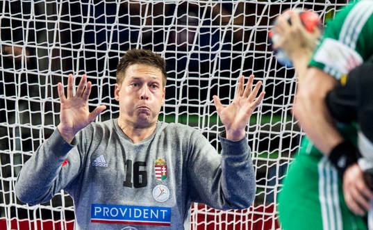 Ungerns målvakt Roland Mikler