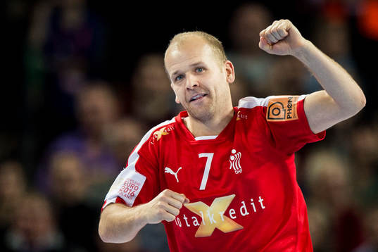Danmarks Anders Eggert Magnussen jublar