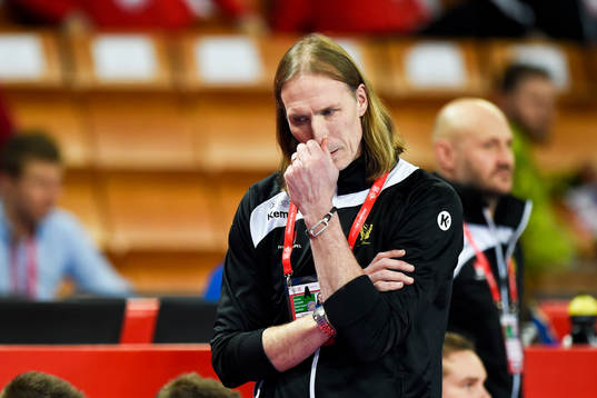 Sveriges förbundskapten Staffan Olsson deppar