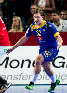 Sveriges Mattias Zachrisson jublar