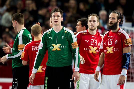 Danmarks målvakt Niklas Landin Jacobsen, Henrik Toft