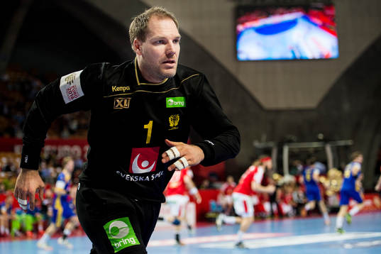 Sveriges målvakt Mattias Andersson
