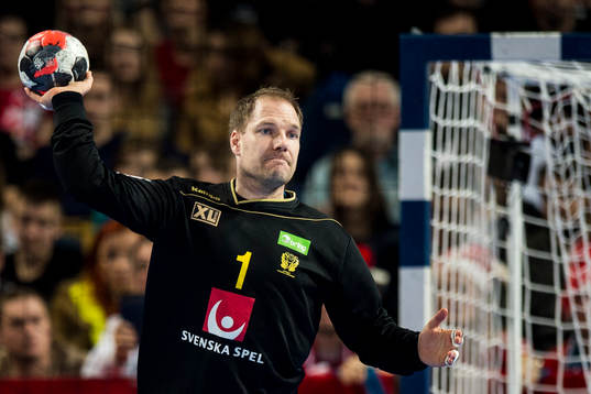 Sveriges målvakt Mattias Andersson