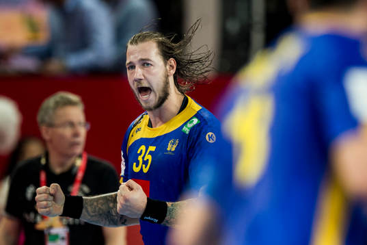 Sveriges Andreas Nilsson jublar