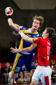 Sveriges Viktor Östlund och Danmarks Lasse Svan Hansen