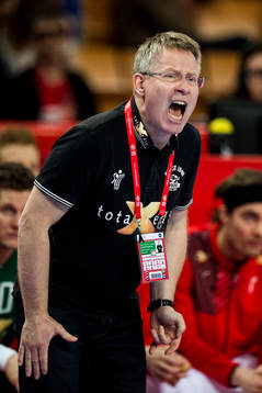 Danmarks förbundskapten Gudmundur Gudmundsson