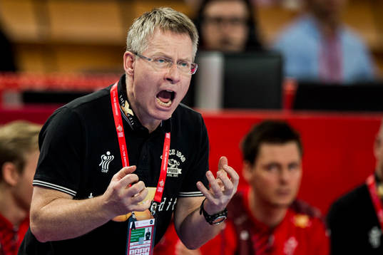 Danmarks förbundskapten Gudmundur Gudmundsson