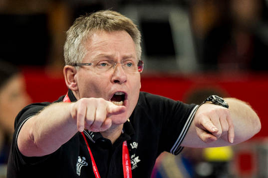 Danmarks förbundskapten Gudmundur Gudmundsson