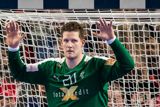 Danmarks målvakt Kevin Möller