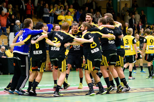 Sävehofs spelare jublar