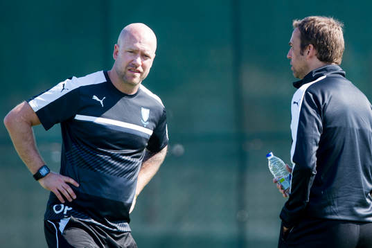 Malmö FFs assisterande tränare Olof Persson och tränare