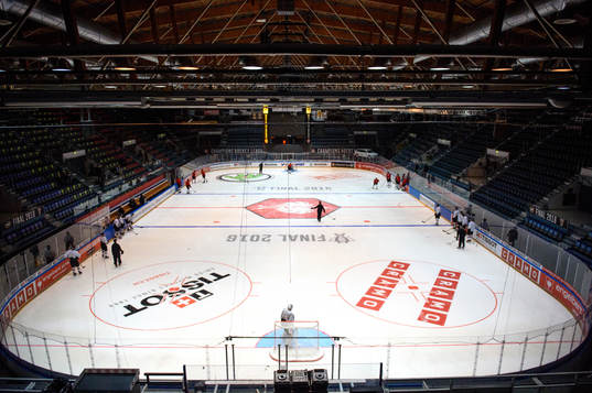 Interiör av Oulun Energia Arena