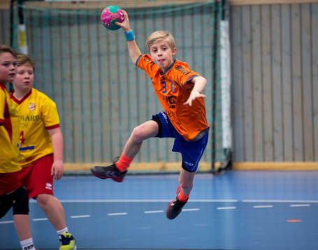 Kävlinges Felix Nygren  i handbollsmatchen mellan