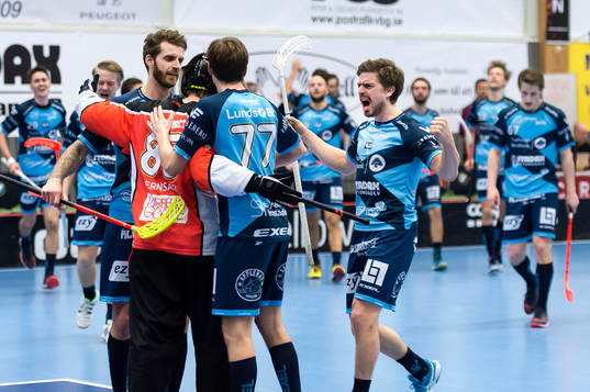 Warbergs spelare jublar