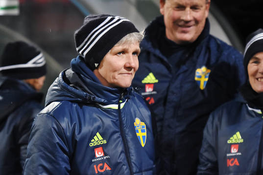 Sveriges förbundskapten Pia Sundhage