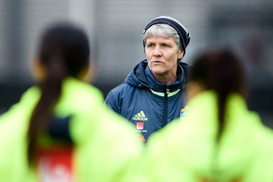Sveriges förbundskapten Pia Sundhage