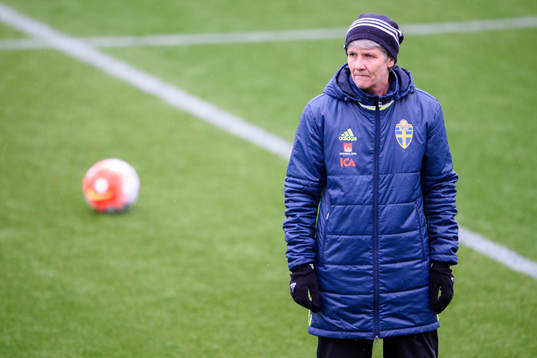 Sveriges förbundskapten Pia Sundhage