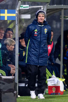 Sveriges förbundskapten Pia Sundhage