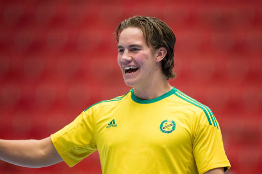 Sävehofs Viktor Rhodin jublar