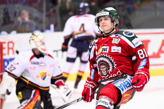 Frölundas Ryan Lasch jublar