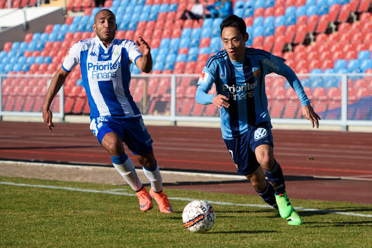 IFK Göteborgs Haitam Aleesami och Djurgårdens Seon-Min