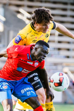 Elfsborgs Jörgen Horn och Helsingborgs Lalawélé Atakora