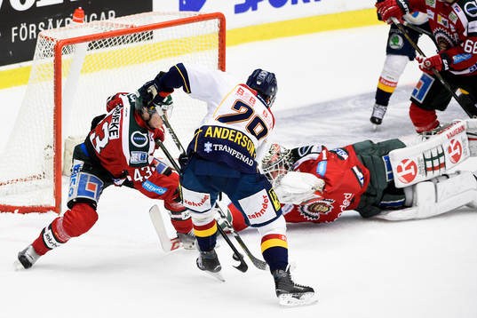 Bläddra bland fler bilder av Ishockey, SHL, Kvartsfinal 3, Frölunda - Djurgården
