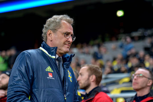 Sveriges förbundskapten Erik Hamrén
