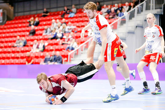 Drotts Albin Stenberg  och Lugis Otto Lagerquist